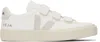 Veja White & Gray Recife Leather Sneakers In Extra-white_natural