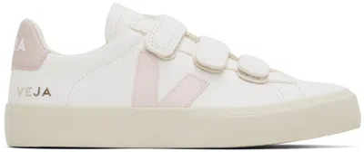 Veja White & Pink Recife Leather Sneakers In Xtra Wht Petal