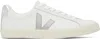 Veja Esplar Logo Leather Sneaker In Extra-white_silver