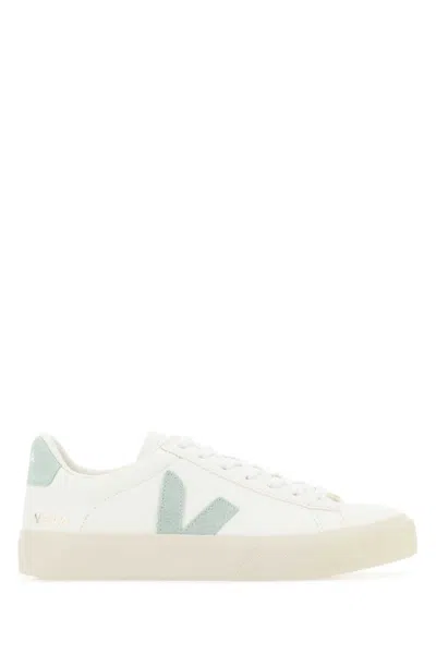 Veja White Chromefree Leather Campo Sneakers