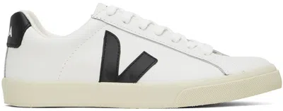 VEJA WHITE ESPLAR LEATHER SNEAKERS