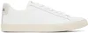 Veja White Esplar Leather Sneakers In Extra-white