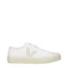 Veja White Fabric Low Tops In White
