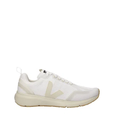 Veja White Fabric Sneakers In Neutral