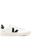 Veja White Field Sneaker Heel Black Logo