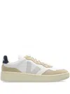 Veja White Lace Up Sneakers