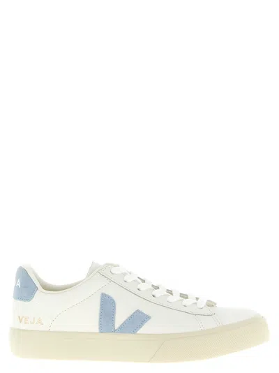 VEJA WHITE LACE UP SNEAKERS