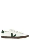 Veja Multicolour Leather Suede Sneaker In White