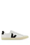Veja V10' White Low-top Sneakers With Logo In Vegan Leather In White