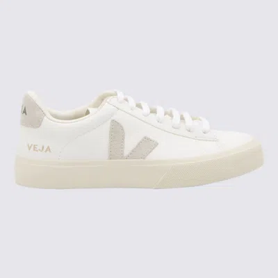 VEJA WHITE LEATHER CAMPO SNEAKERS