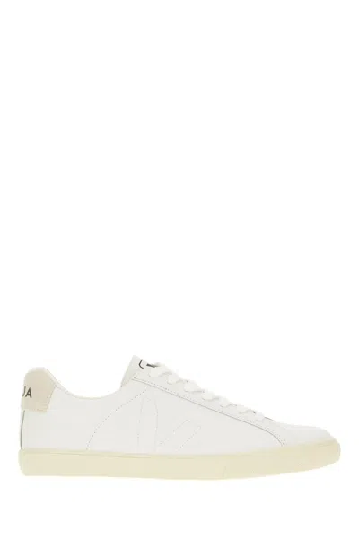 VEJA WHITE LEATHER ESPLAR SNEAKERS
