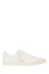Veja Esplar Low-top Leather Sneakers In Whitesilver
