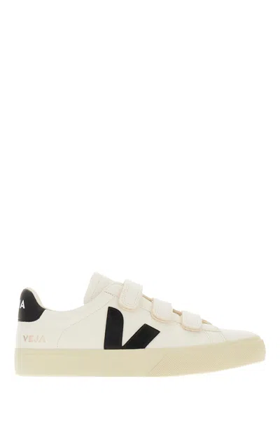 Veja Recife Chromefree Leather Sneakers In Extrawhiteblack