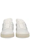 Veja White Leather Sneaker In White