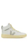 Veja V-95 O. T. Leather Sneaker In Extrawhitenatural