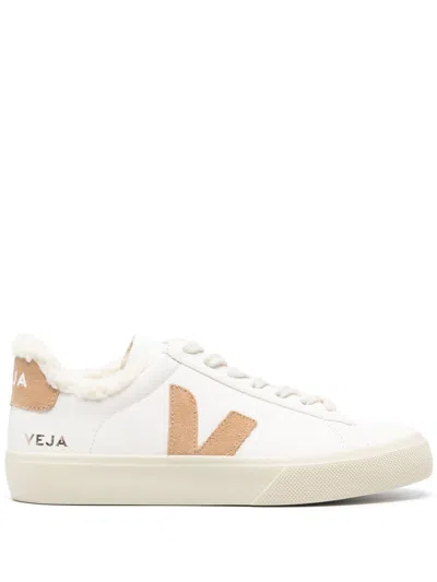 VEJA WHITE LOGO SNEAKERS