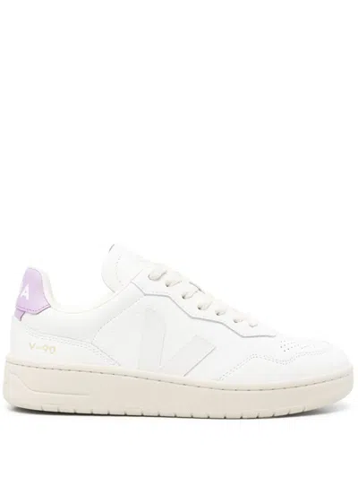VEJA WHITE LOGO SNEAKERS