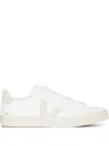 VEJA WHITE LOW-TOP SNEAKERS WITH LOGO PATCH IN LEATHER MAN VEJA