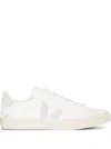 Veja White Low-top Sneakers With Logo Patch In Leather Unisex  In White
