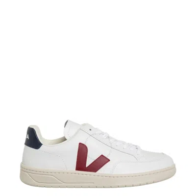 VEJA VEJA WHITE MARSALA NAUTICO V-12 LOW-TOP SNEAKERS