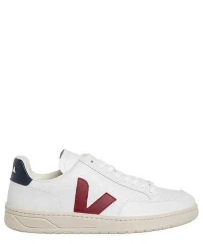 Veja White Marsala Nautico V-12 Low-top Sneakers In Multi