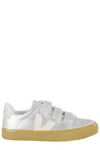 Veja Recife Leather Sneaker In Silver Pierre In Gray