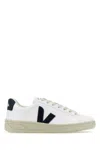 Veja White Synthetic Leather Urca Sneakers In White