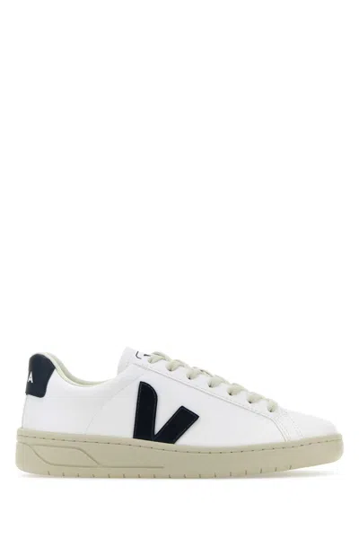 Veja White Synthetic Leather Urca Sneakers In Whitenautico