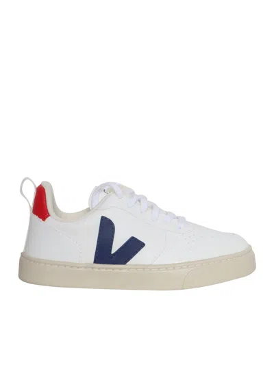 Veja Kids' White V-10 Sneakers