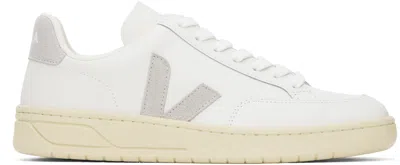 VEJA WHITE V-12 LEATHER SNEAKERS