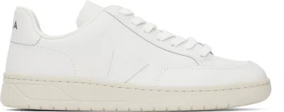 Veja White V-12 Sneakers In Extra-white