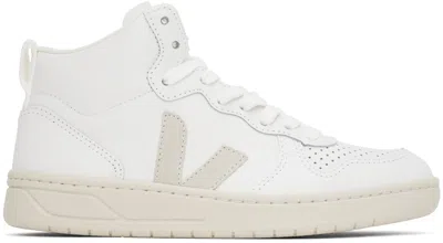 Veja V-15 Leather Extra White Natural High-top Trainers