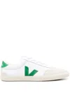 VEJA WHITE VOLLEY LEATHER SNEAKERS