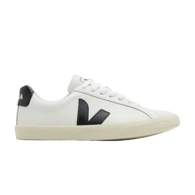 Pre-owned Veja Wmns Esplar Leather 'white Black' | Women's Size 35