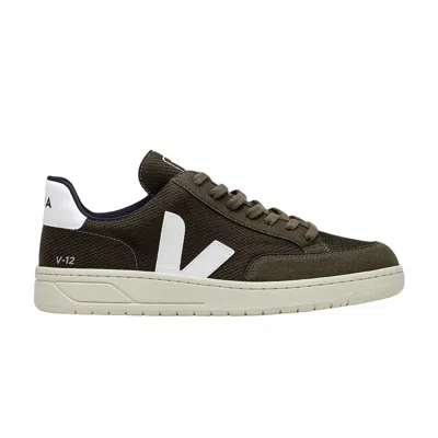 Pre-owned Veja Wmns V-12 'olive White' | Green | Women's Size 37
