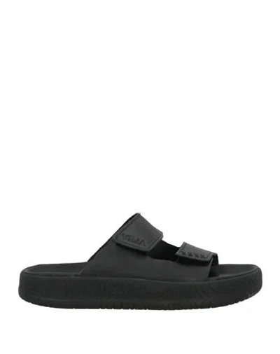 Veja Woman Sandals Black Size 7 Leather
