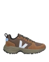 Veja Venturi Ii Sneakers With Chunky Rubber Sole In Brown