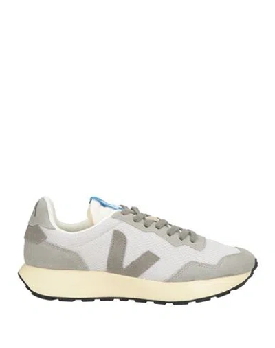 Veja Woman Sneakers Grey Size 6 Leather, Textile Fibers