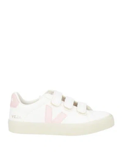 Veja Woman Sneakers Ivory Size 6 Leather In Multi