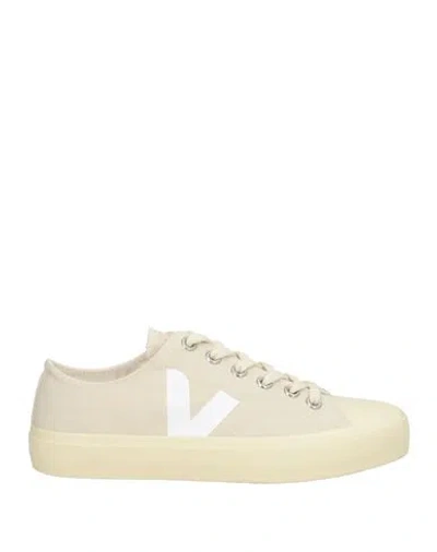 Veja Woman Sneakers Ivory Size 6 Textile Fibers In White