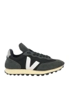 Veja Woman Sneakers Lead Size 5 Textile Fibers In Black