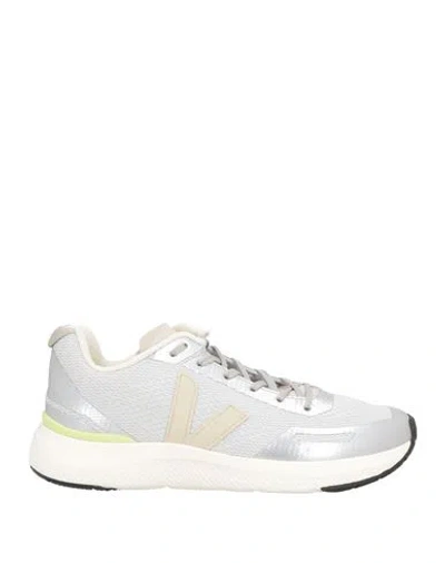 Veja Woman Sneakers Light Grey Size 5 Textile Fibers In Gray