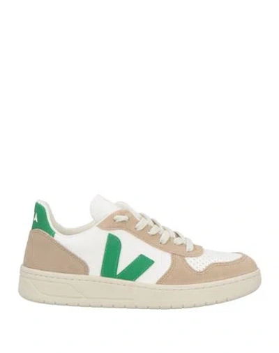 Veja Woman Sneakers Sand Size 7 Leather In Beige