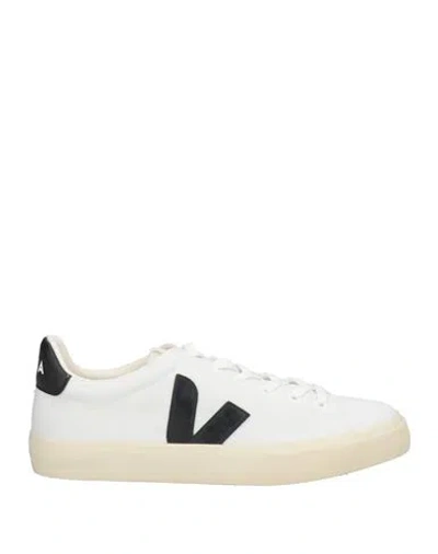 Veja Woman Trainers White Size 6 Textile Fibers In Animal Print
