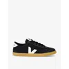 Veja 'volley' Black Sneaker With Side Logo And Lettering Logo On The Heel In Blk/white