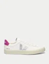Veja Sneakers Campo Chromefree White Silver Ultraviolet In White