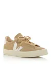 Veja Campo Bicolor Leather Low-top Sneakers In Dune/white