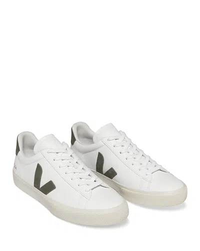 Veja Women's Campo Low Top Sneakers In Extra-white/khaki