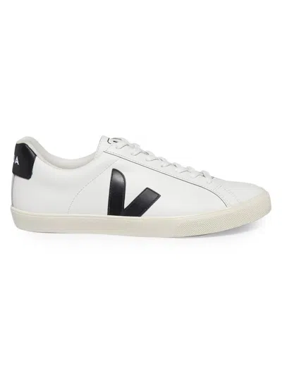 VEJA WOMEN'S ESPLAR LOGO LEATHER SNEAKERS