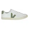 Veja Women's Esplar Logo Sneakers, Extra White/kiwi In Multi
